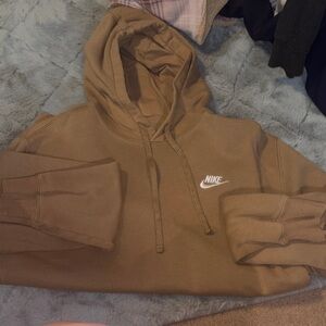 Nike Men's Brown Hoodie Sweater